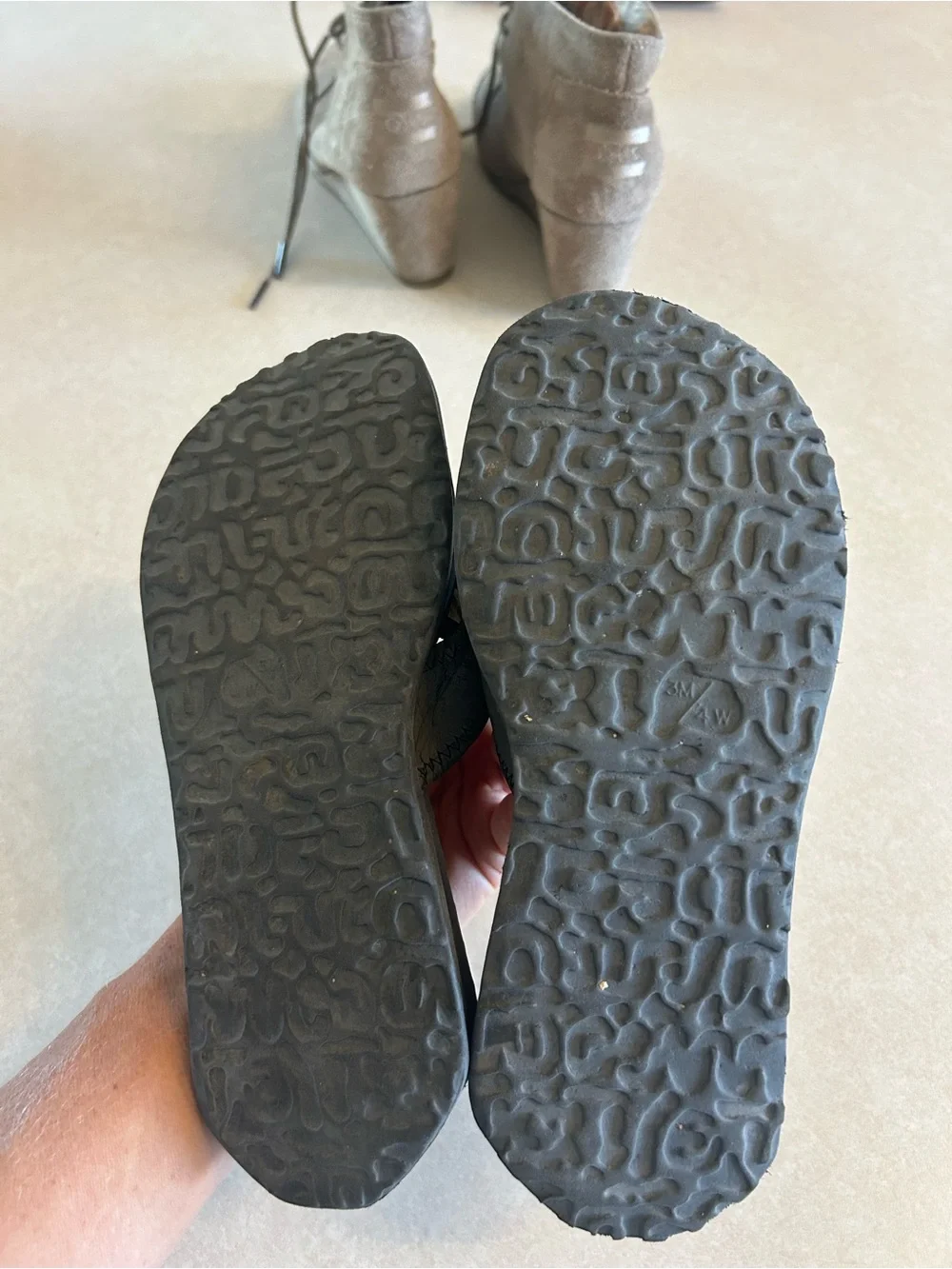 Nike Black Textured Foam Thong Sandals